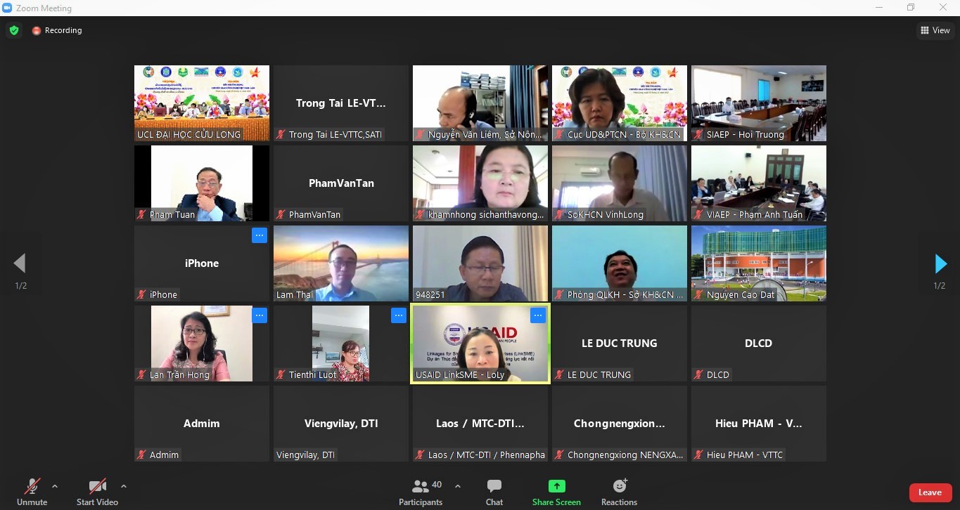 Tọa đàm kết nối ứng dụng, chuyển giao công nghệ Việt Nam - Lào