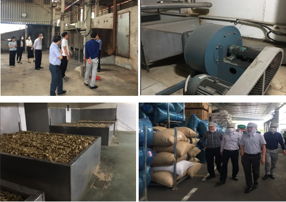 Khảo sát công nghệ sấy nông sản tại tỉnh Hưng Yên và Hải Dương