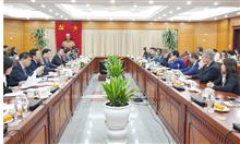 Thứ trưởng Nguyễn Hoàng Giang làm việc với Đoàn doanh nghiệp Hội đồng Kinh doanh EU – ASEAN