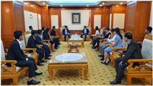 Thứ trưởng Lê Xuân Định tiếp Thứ trưởng Bộ Mỏ và Năng lượng Campuchia